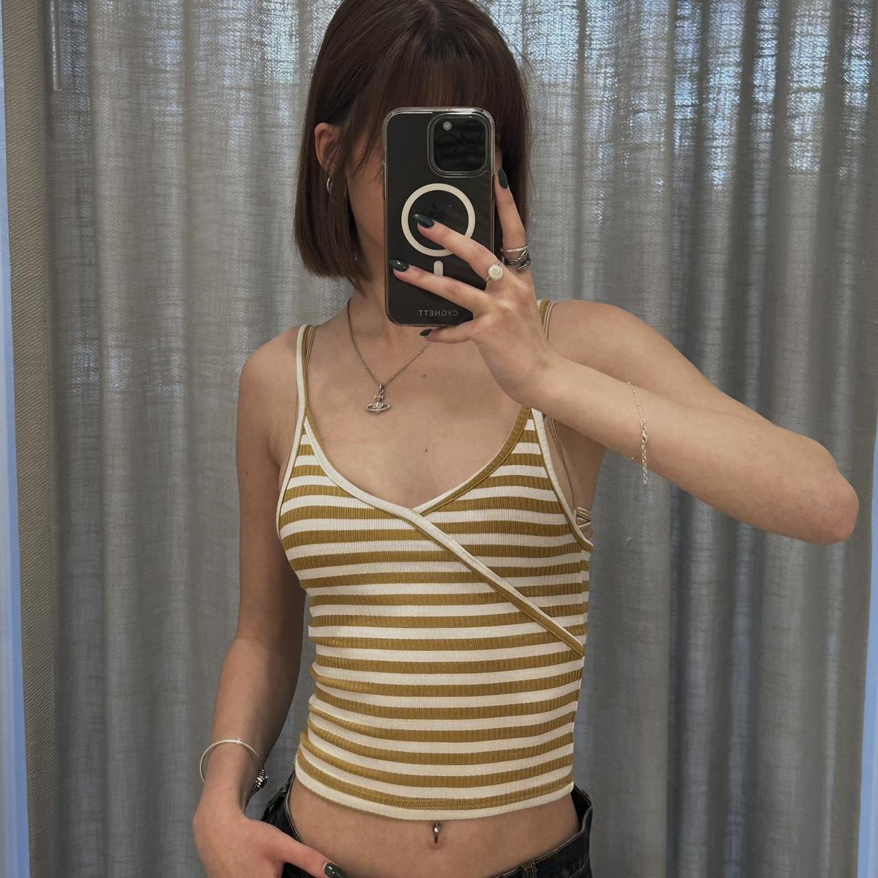STRIPED MUSTARD CAMI FROM YOUR BOX