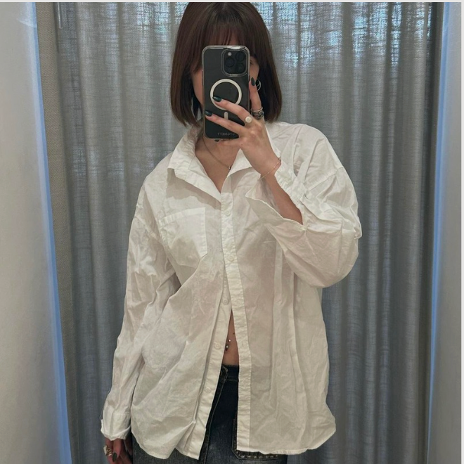 OVERSIZED WHITE SHIRT FROM YOUR BOX