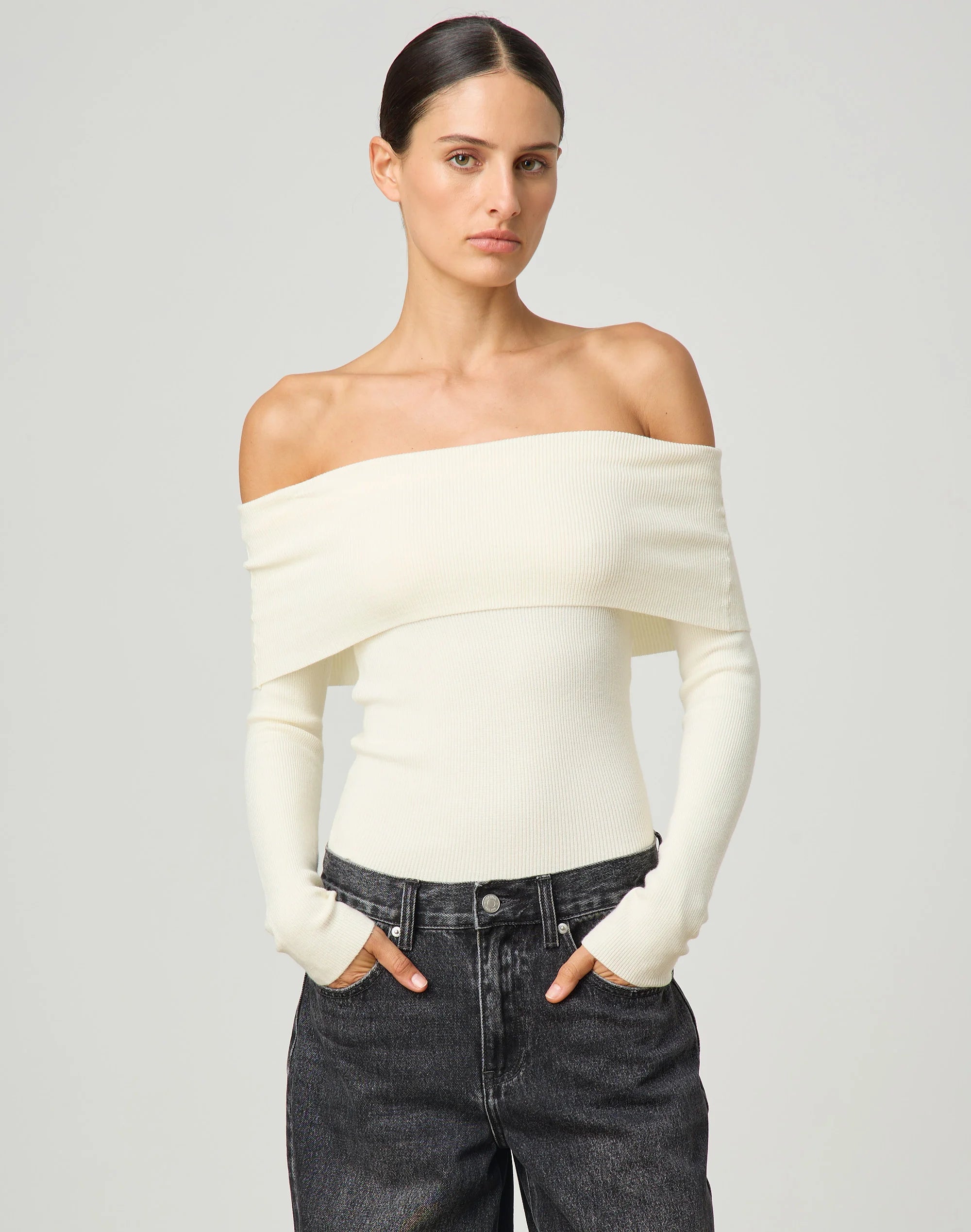 KNIT OFF-THE-SHOULDER TOP FROM YOUR BOX